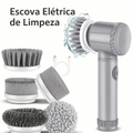 Escova Elétrica Multiuso TurboClean™ – Limpeza Rápida e Sem Esforço