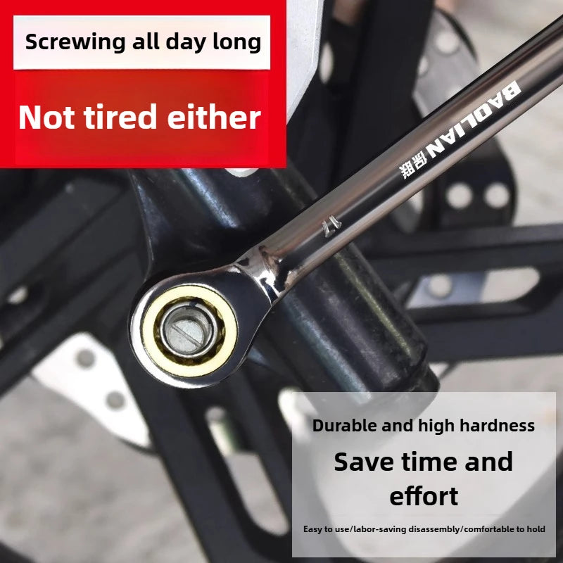 Chave Torx Universal com Torque Ajustável de 8 a 30 mm, Chave de Catraca para Reparo de Bicicletas, Motocicletas e Carros, Ferramenta Mecânica